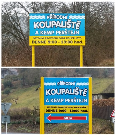 zhotovení info tabulí